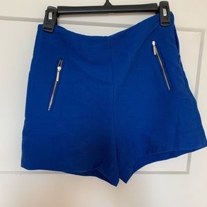 Blue shorts